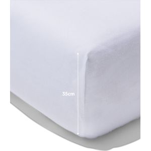 HEMA Boxspring Hoeslaken Zacht Katoen 140x200 Wit (wit)