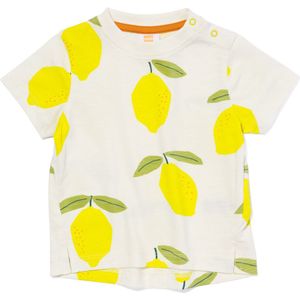 HEMA Baby T-shirt Citroenen Gebroken Wit (gebroken wit)