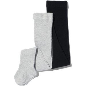 HEMA Baby Maillots - 2 Stuks Grijsmelange (grijsmelange)
