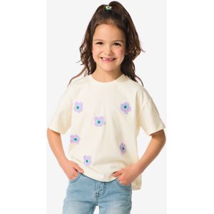 HEMA Kinder T-shirt Relaxed Fit Bloem Paars (paars)