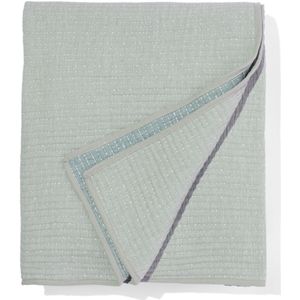 HEMA Bedsprei Chambray 260x235 Grijs (lichtgrijs)