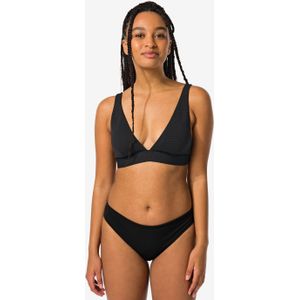 HEMA Dames Bikinibroekje Middelhoge Taille Zwart (zwart)