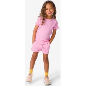 HEMA Kinder Sweatshort Roze (roze)