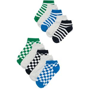 HEMA Kinder Enkelsokken Rib - 5 Paar Blauw (blauw)