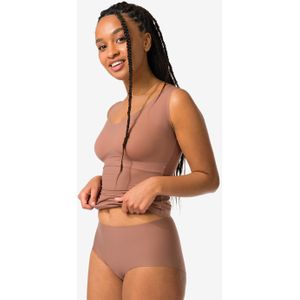 HEMA Medium Corrigerende Slip Hoge Taille Middenbruin (middenbruin)