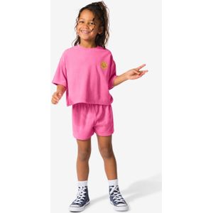 HEMA Kinder Shortama Badstof Roze (roze)