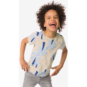 HEMA Kinder T-shirt Palmbomen Beige (beige)