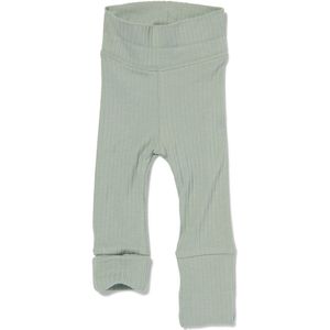 HEMA Newborn Meegroei Legging Rib Met Bamboe Groen (groen)