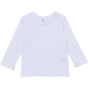 HEMA Kinder T-shirts - Biologisch Katoen - 2 Stuks Wit (wit)