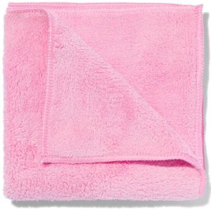 HEMA Microvezel Fleece Stofdoek 32x32 Roze