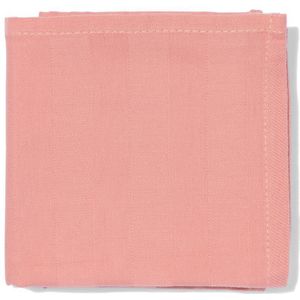 HEMA Theedoek 65x65 Katoen Roze (roze)