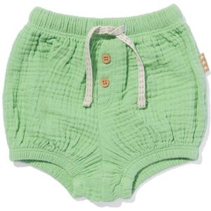 HEMA Newborn Pofbroekje Mousseline Strepen Groen (groen)