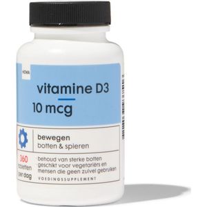 HEMA Vitamine D3 10mcg - 360 Stuks
