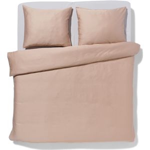 HEMA Dekbedovertrek Satijn 240x200/220 Effen Taupe (taupe)