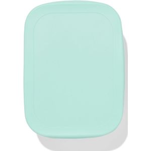 HEMA Lunchbox 18.9x14.3x5.8cm Rvs Lichtblauw