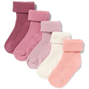 HEMA Baby Sokken Met Bamboe - 5 Paar Roze (roze)