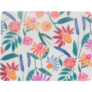 HEMA Placemat Kunststof 32x42 Wilde Bloemen (geel)