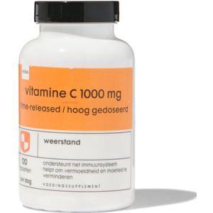 HEMA Vitamine C 1000mg Time Released En Hoog Gedoseerd - 120 Stuks