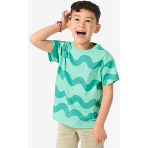 HEMA Kinder T-shirt Golven Groen (groen)