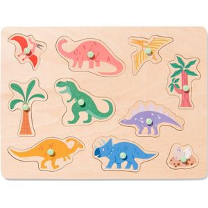 HEMA Puzzel Dino Hout