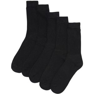 HEMA Heren Sportsokken - 5 Paar Zwart (zwart)