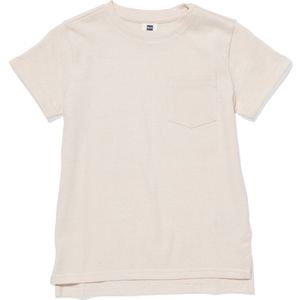 HEMA Kinder T-shirt Structuur Beige (beige)
