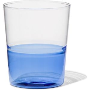 HEMA Waterglas 320ml Tafelgenoten Glas Met Blauw