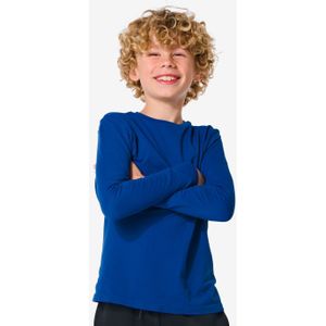 HEMA Naadloos Kinder Sportshirt Felblauw (felblauw)