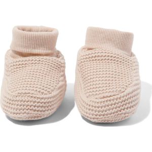 HEMA Newborn Sloffen Gebreid Beige (beige)