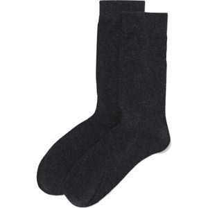 HEMA Heren Sokken Met Wol - 2 Paar Zwart (zwart)
