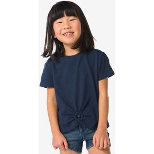 HEMA Kinder T-shirt Met Ring Donkerblauw (donkerblauw)