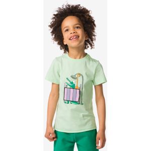 HEMA Kinder T-shirt Met Krokodil Groen (groen)