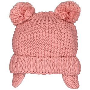 HEMA Baby Muts Met Oorwarmers Gebreid Roze (roze)