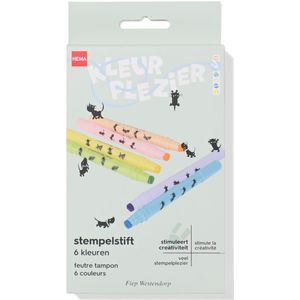 Fiep Westendorp Takkie En Siepie Stempelstift - 6 Stuks