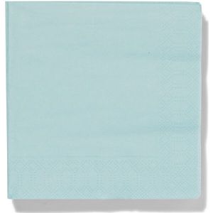 HEMA Servetten - 24 X 24 - Papier - Blauw - 20 Stuks