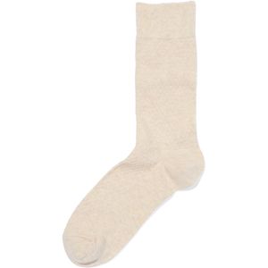 HEMA Heren Sokken Met Katoen Textuur Beige (beige)