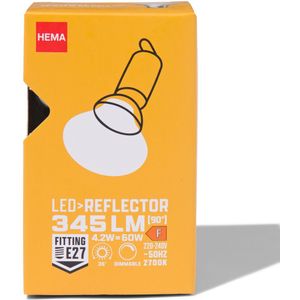 HEMA Led Reflector Clear E27 4.2W 345lm Dim