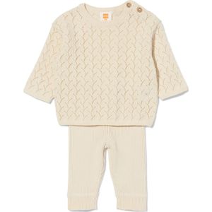 HEMA Newborn Kledingset Gebreid Ecru (ecru)