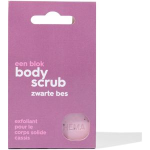 HEMA Blok Body Scrub Zwarte Bes 65g