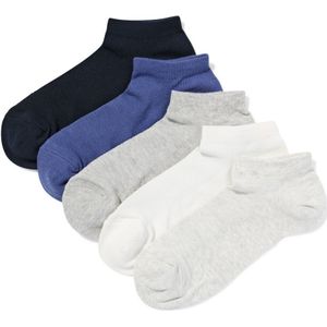 HEMA Heren Sokken Met Katoen Mesh - 5 Paar Donkerblauw (donkerblauw)
