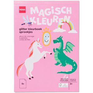 HEMA Glitter Kleurboek Sprookjes 3+