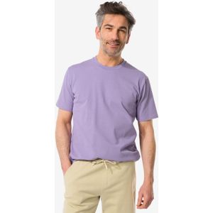 HEMA Heren T-shirt Relaxed Fit Paars (paars)