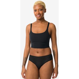 HEMA Dames Brazilian Micro Met Mesh Zwart (zwart)