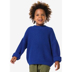 HEMA Kindertrui Gebreid Blauw (blauw)