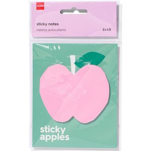 HEMA Sticky Notes Blok Fruit - 2 Stuks