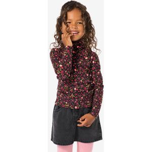 HEMA Kindershirt Rib Met Col Rood (rood)