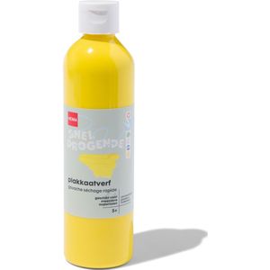 HEMA Plakkaatverf Geel 250ml