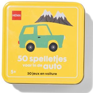 HEMA Reisspelletje Voor In De Auto - 50 Kaartjes