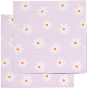 HEMA Servetten 30x30 Papier Daisy - 20 Stuks