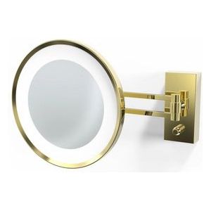 Make-up spiegel Decor Walther BS 36/V LED Gold (5x magnification)
